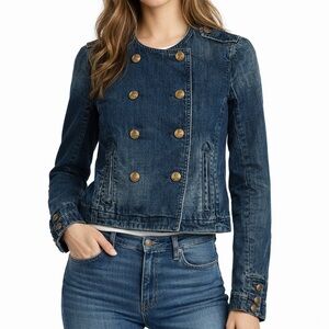 Ralph Lauren Double Breasted Denim Blazer